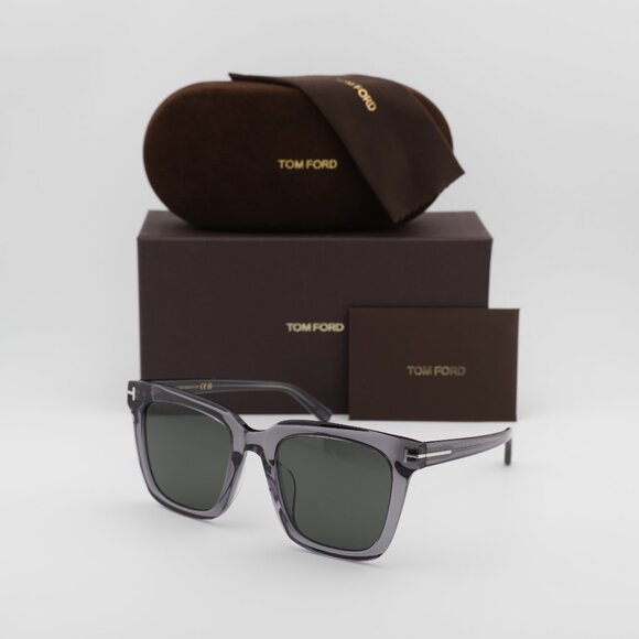 Tom Ford FT0969-K 20A Square Sunglasses - Grey/Smoke - Picture 1 of 8